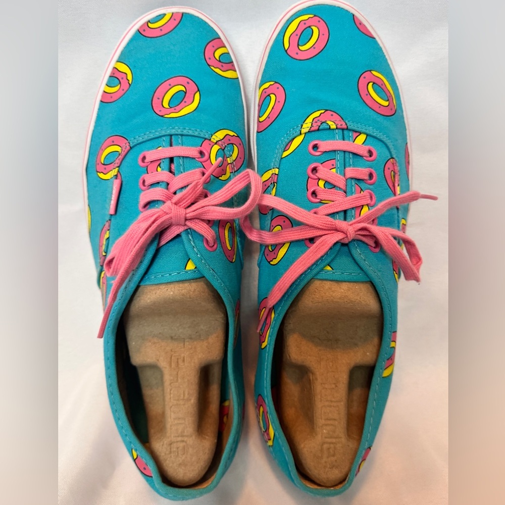 VANS Authentic x Odd Future Donut Scuba Blue Canvas shoes sneakers men’s Sz 11.5 - Picture 5 of 7